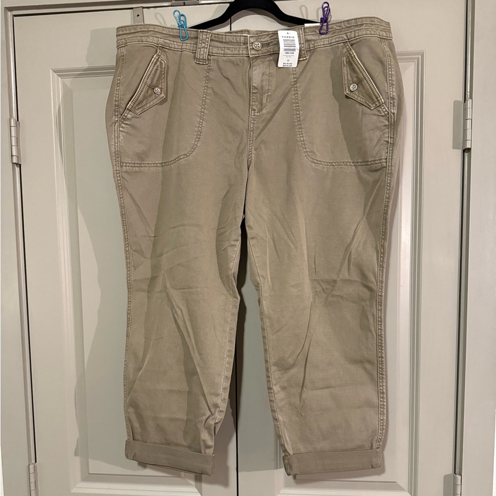 Torrid Utility Cropped Pants